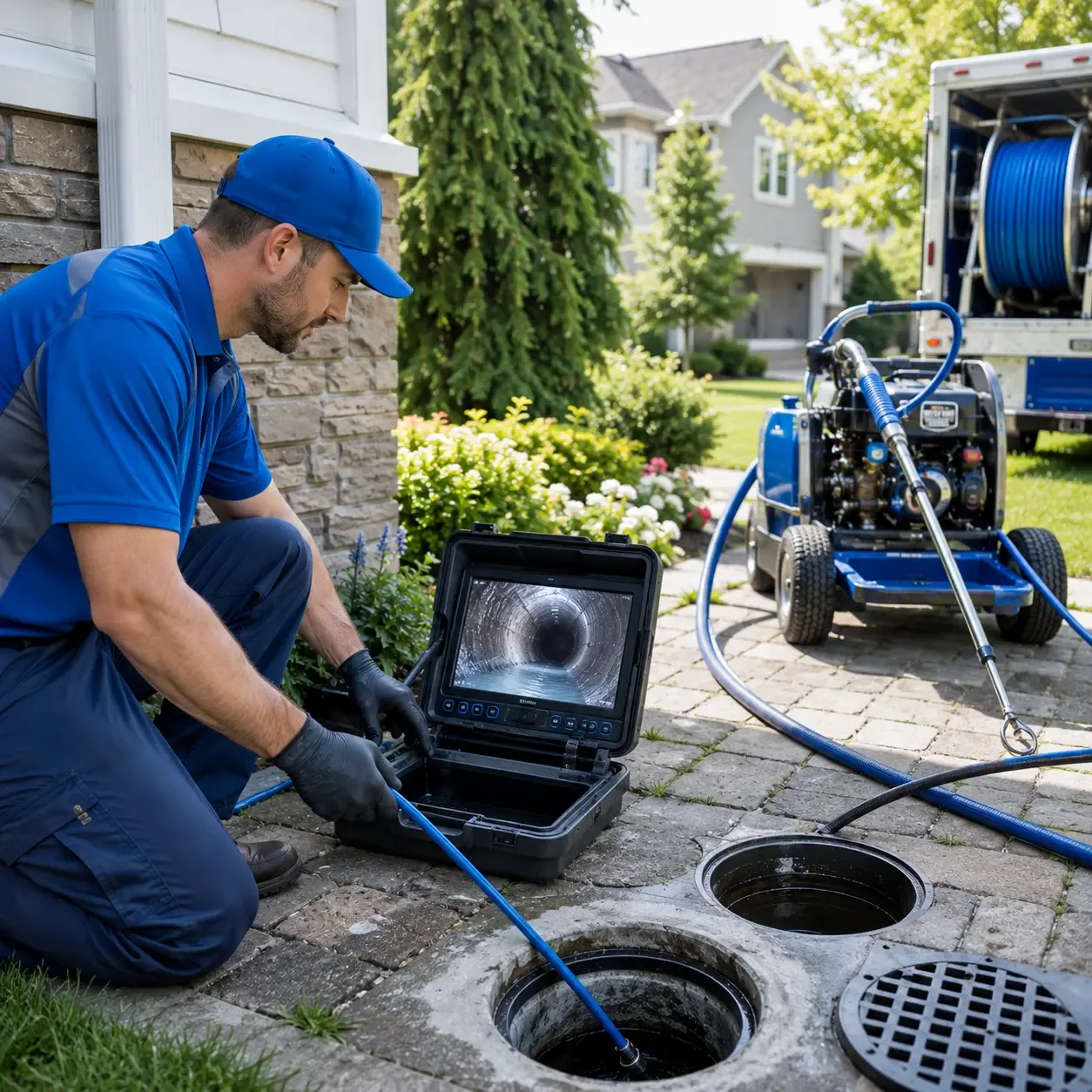 Outdoor drain cleaning professionals serving Concord, PA
